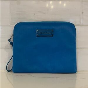 Marc by Marc Jacobs Croc-Embossed Wristlet Tablet Accessory Bag